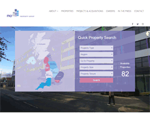 Tablet Screenshot of mcrproperty.com